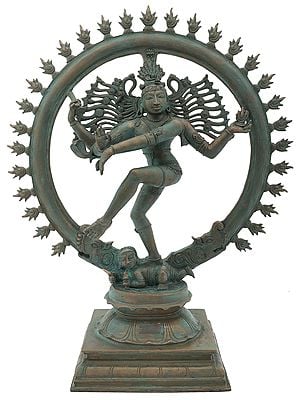 14" Lord Nataraja, A Flawless Rendition | Handmade | Madhuchista Vidhana (Lost-Wax) | Panchaloha Bronze