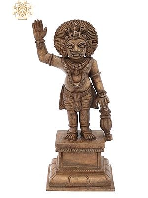 6" Lord Munisvaran | Handmade | Panchaloha Bronze