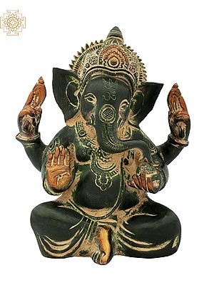 7" Bhagawan Ganesha In Brass | Handmade | Made In India