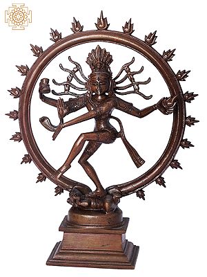 10" Nataraja | Handmade | Madhuchista Vidhana (Lost-Wax) | Panchaloha Bronze from Swamimalai