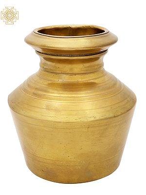 7" Puja Kalash in Brass | Handmade | Made in India