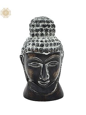 4" Handmade Buddha Bust | Buddha Head Statue | Made in India