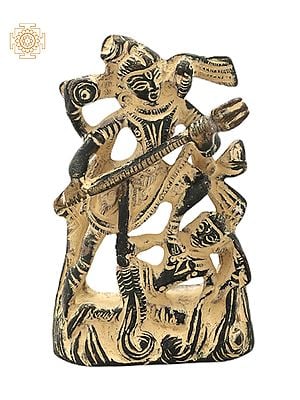 3" Dancing Lord Shiva | Handmade | Dancing Lord Shiva Brass Statue | Made in India