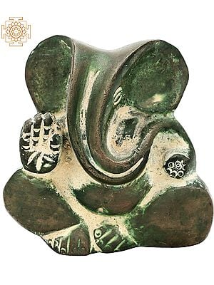 2" Small Bhagwan Ganesha Statue | Mini Ganpati Brass Idols | Handmade