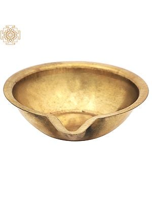 1.5" set  Of 4 Small Brass Diya | Brass Diya | Handmade | Made In India