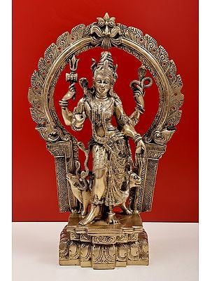 20" Ardhanarishvara (Shiva Shakti) | Brass Ardhanarishvara | Brass Statue | Handmade | Made In India