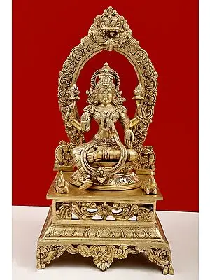 20" Goddess Lakshmi | Brass Goddess Lakshmi | Handmade | Made In India