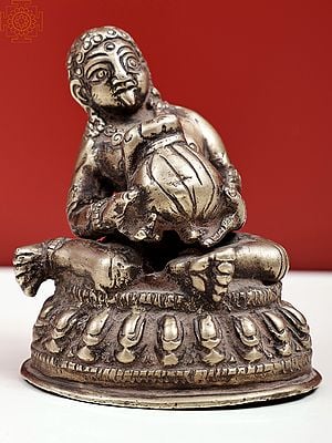 3" Small Makhanchor Krishna | Handmade
