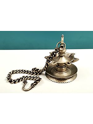 5" Brass Hanging Lamp (Vintage Brass Collection) | Handmade