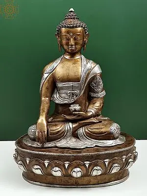 22" Bhumisparsha Buddha | Brass Buddha | Handmade
