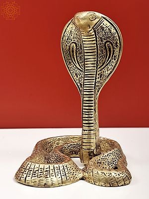 7" Kundalini Brass Sculpture | Handmade Metal Statues