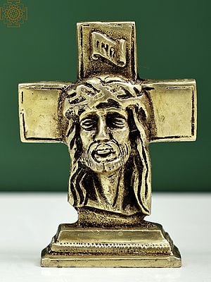 3" Jesus Christ Brass Sculpture | Handmade