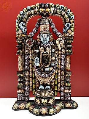 32" Lord Venkateshvara as Balaji at Tirupati | Handmade
