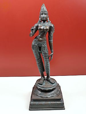 24" Devi Uma (Goddess Sivagami) | Handmade