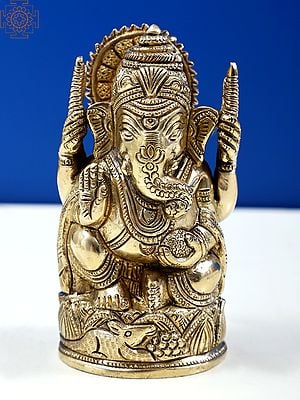 4" Small Fine Quality Ganesha Statue | Handmade