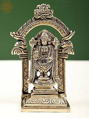 5" Small Venkateshvara as Balaji at Tirupati | Handmade