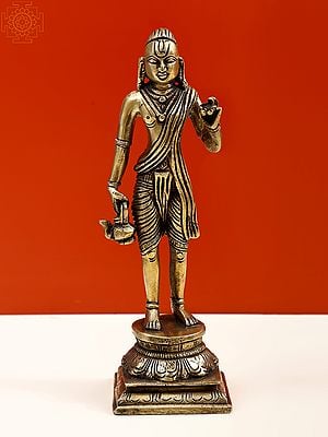 8" Brass Vamana Avatar of Vishnu | Handmade