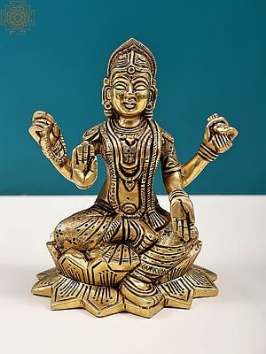 6" Bala Sundari (Tripura Sundari) Statue | Handmade Brass Idols ZEQ470