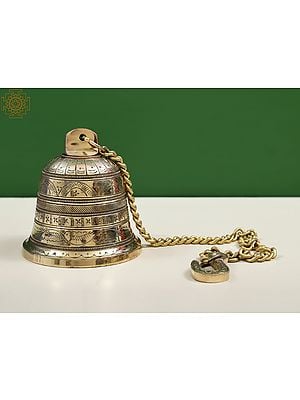 4" Superfine Brass Ceiling Bell | Handmade