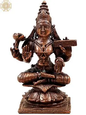 3" Small Goddess Lakshmi Statue | Handmade | Goddess of Fortune and Prosperity