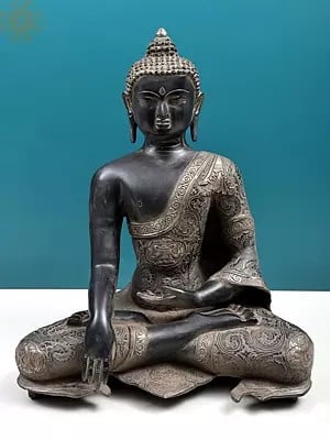 18" Gautam Buddha in Bhumisparsha Mudra | Handmade