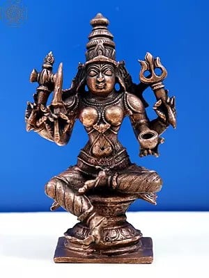 4" Small South Indian Goddess Durga Statue| Handmade