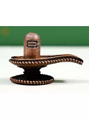 2" Small Copper Shiva Linga | Handmade