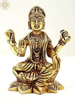 3" Small Bala Sundari Idols | Tripura Sundari Brass Statue | Handmade
