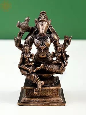 3" Small Copper Varaha Avatara of Vishnu | Handmade