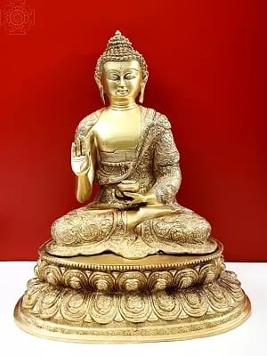 16" Gautam Buddha Preaching His Dharma | Handmade