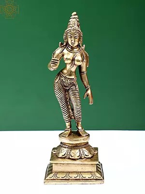 9" Devi Uma (Goddess Sivagami) | Handmade
