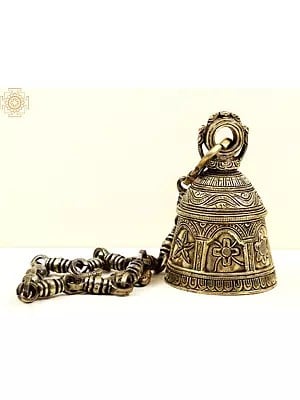5" Brass Temple Hanging Bell | Handmade