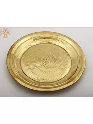 Pooja Plate In Brass