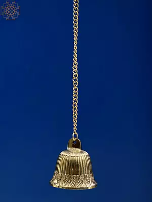 3" Small Brass Temple Bell