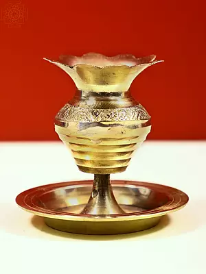 Brass Kalash Shaped Agarbatti Stand