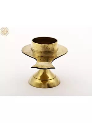 4" Brass Small Shivling Stand