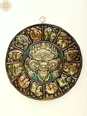 Zodiac Kirtimukha Wall Art