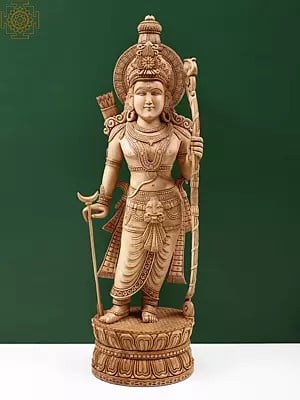 21" Wooden Shri Ram Chandra Ji