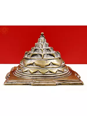 4" Small Brass Shri Yantra