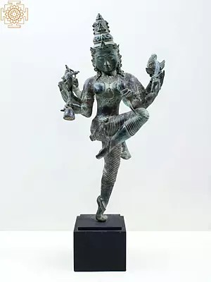 25" Brass Dancing Goddess Vaishnavi