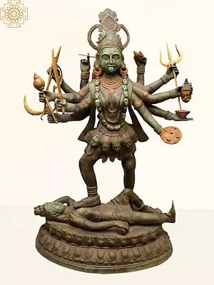 43" Brass Large Goddess Kali