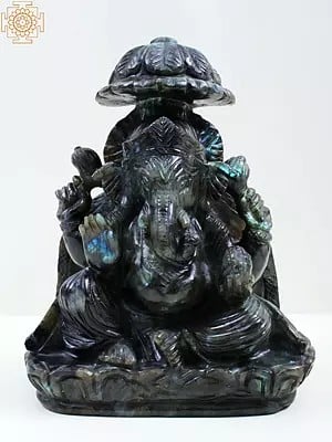 10" Labradorite Lord Ganesha