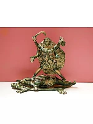 8" The Triumph of Kali | Brass | Goddess Kali