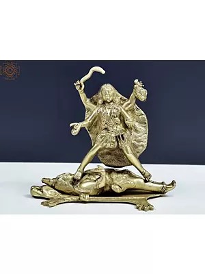 8" The Triumph of Kali | Brass | Goddess Kali