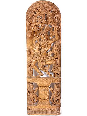 A Voluptuous Maiden Playing with her Pet Monkey