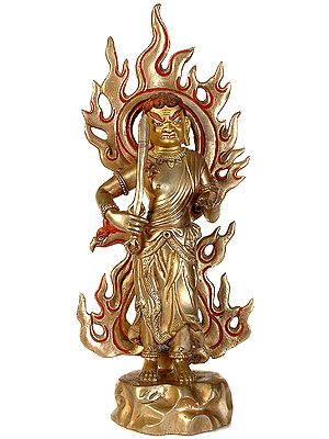 Achalanatha: The Immovable Buddha with Wisdomfire Aureole