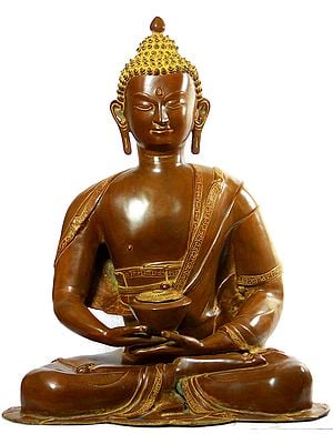28" Large Size Yoga-murti Buddha In Brass | Handmade | Made In India