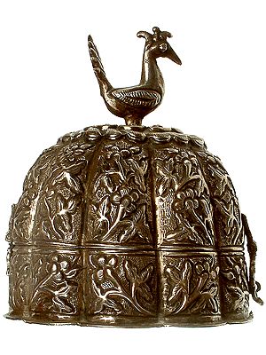 Antiquated Peacock Treasure Box