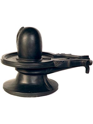 Black Stone Large Shiva Linga