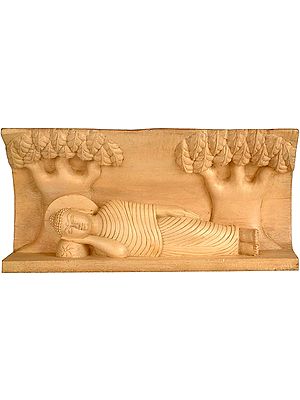 Buddha in Mahaparinirvana Inside a Cave